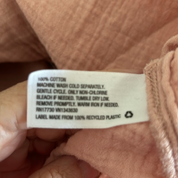 🎈3/$25🎈Ava & Viv Pink Peplum Top - Picture 6 of 6